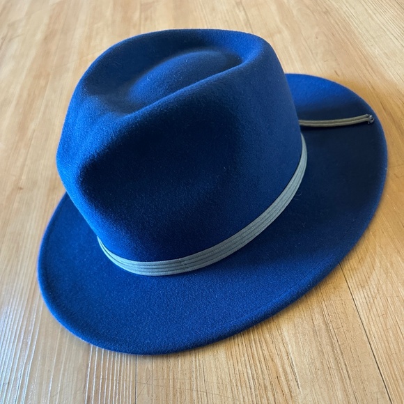 Brixton Blue Fedora Hat - Picture 3 of 3